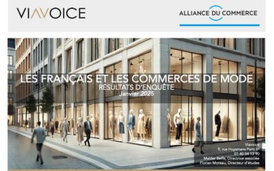 Les Français et les commerces de mode